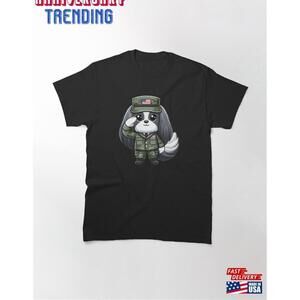 Lhasa Apso Dog Army Classic Tshirt